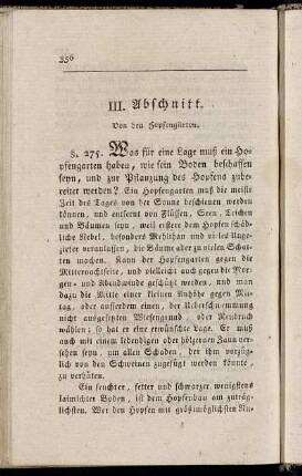 III. Abschnitt. Von den Hopfengärten