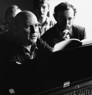 Hans Werner Henze (1926-2012; Komponist, Dirigent). Köln. November 1985