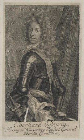 Bildnis des Eberhard Ludewig zu Würtenberg