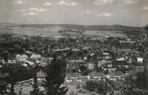 Pößneck : Stadtansicht von der Altenburg aus gesehen