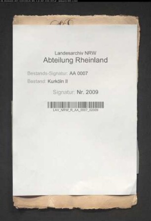 Verzeichnis der Hausleute und Güter des Dorfes Merheim