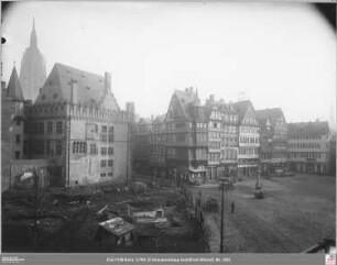 Markt 44 ("Steinernes Haus"), Markt 35-39, Römerberg 28-16, Römerberg 12 (Schwarzer Stern)
