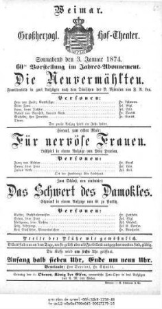 Für nervöse Frauen