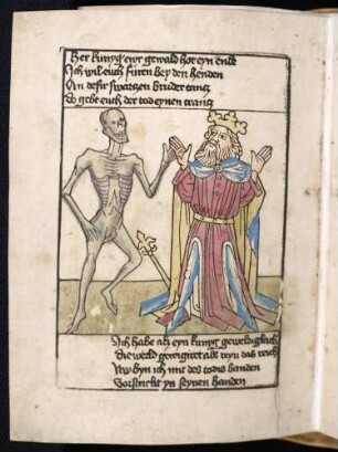 Der Tod zieht den König zum Tanz.