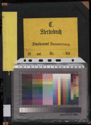Sterberegister des Standesamtes Sassenberg von 1938 (Urkunden-Nr. 19-31), Band 1