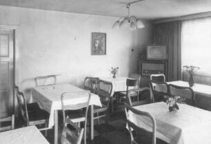 Schöna (Reinhardtsdorf-Schöna). Reuterhof (Betriebsferienheim Bauhof). Aufenthaltsraum
