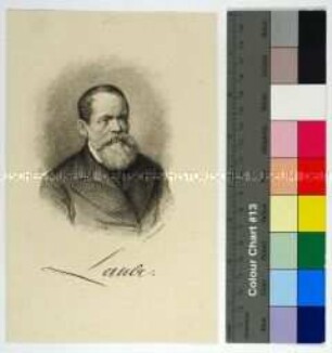 Porträt des Schriftstellers und Dramaturgen Heinrich Laube