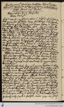 Brief von Karl Damm an Franz Karl Grieshaber (02.02.1845)