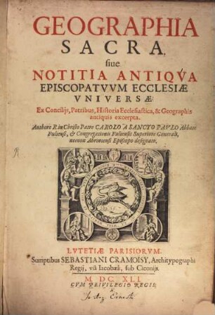 Geographia sacra