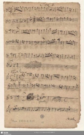 Oboe. 1. | Fleut: douce [transp.]