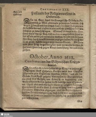 October, Anno 1618