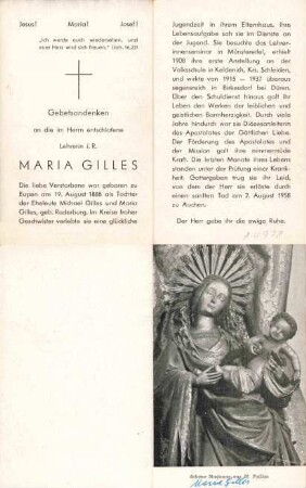 Gilles, Maria