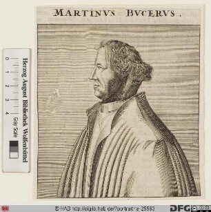 Bildnis Martin Bucer(us) (eig. Butzer)