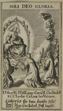 "Soli Deo Gloria" - Albumblatt zum 200. Jahrestag der Augsburger Konfession (unten)