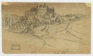 Stadtpanorama von Iburg, Iburg von Süden