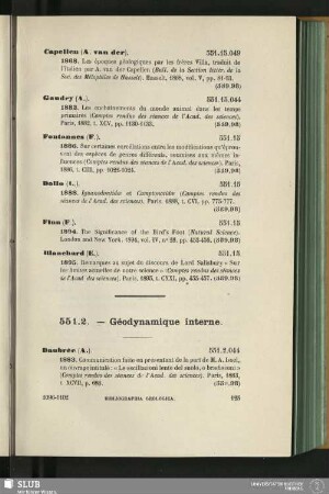 551.2. - Géodynamique interne