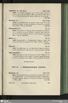 551.2. - Géodynamique interne
