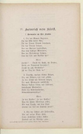 IV. Heinrich von Kleist
