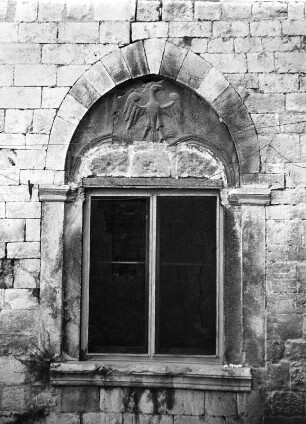 Barletta. Castello?. Fenster (ehemaliges Biforium)