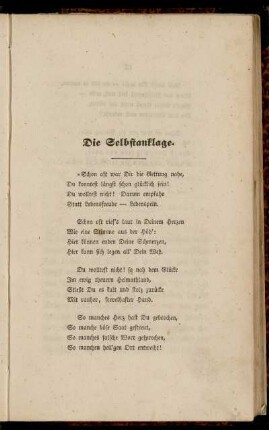 Die Selbstanklage