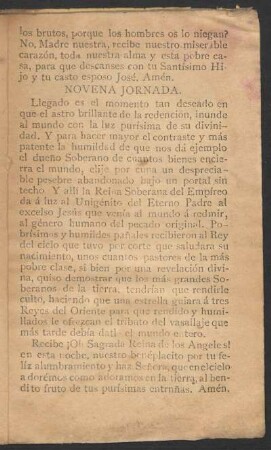 Novena jornada.