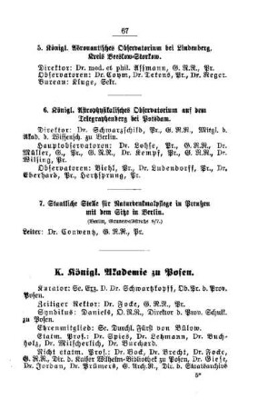 Königl. Akademie zu Posen