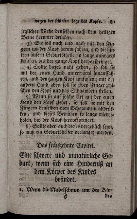 Das sechzehnte Capitel. - Das neun und zwanzigste Capitel.