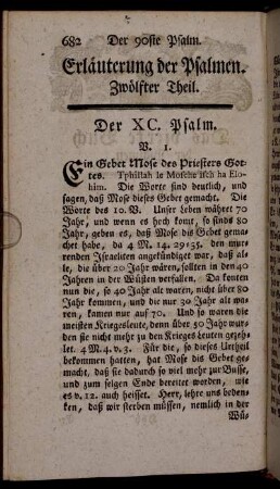 Der XC. Psalm.
