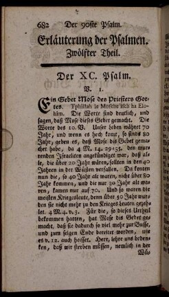 Der XC. Psalm.