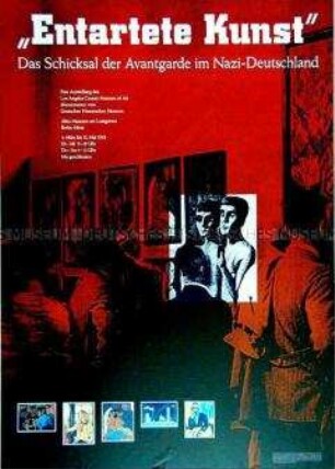 Ausstellungsplakat des DHM: Entartete Kunst...