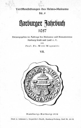 7.1957: Harburger Jahrbuch
