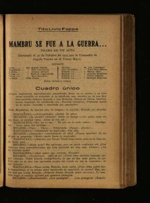 Cuadro único
