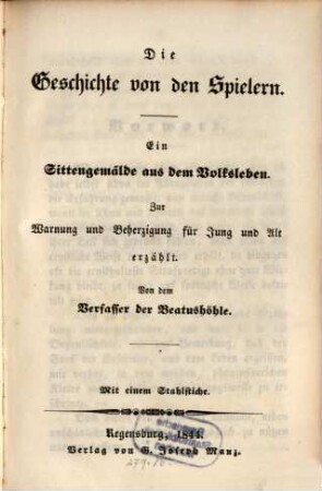 Die Geschichte von den Spielern