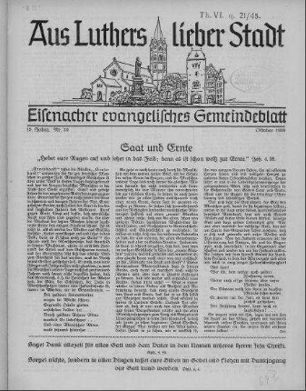 Saat und Ernte