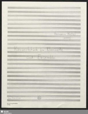 Konzertstücke - Mus.15445-ZZ-681 : cl, orch