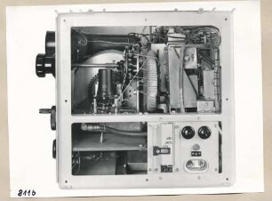 Überlagerungs-Wellenmesser HF 2881, Einschub, Seitenansicht ; Foto, 1953