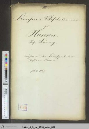 Heinsen: Visitationsakten