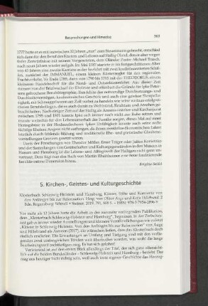 5. Kirchen-, Geistes- und Kulturgeschichte