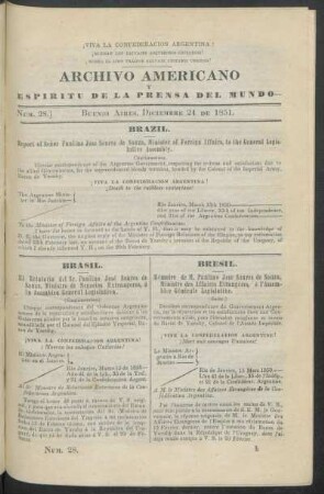 Número 28. - Buenos Aires, Diciembre 24 de 1851.