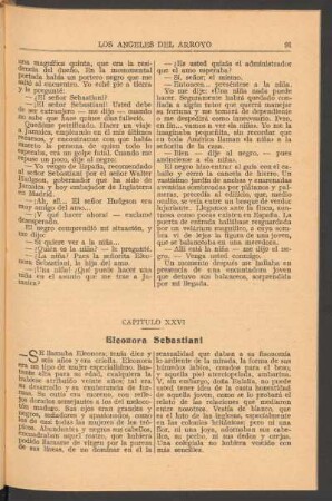 Capítulo XXVI : Eleonora Sebastiani