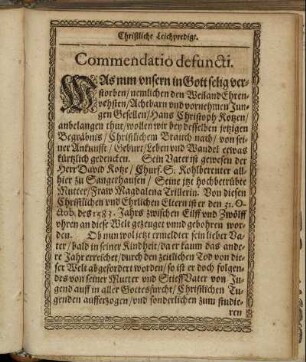 Commendatio defuncti.
