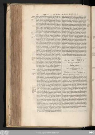 Quaestio XLVI. De Angelorum distinctione.