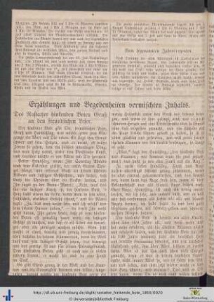 Des Rastatter hinkenden Boten Gruß an den freundlichen Leser.