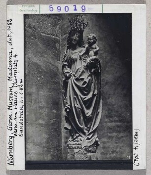 Nürnberg: Madonna vom Haus am Dürerplatz 4, Germanisches Nationalmuseum