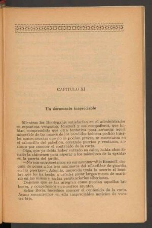 Capítulo XI - Un documento inapreciable