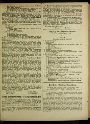 Kath. Lehrerverband des Deutschen Reiches : aus den Sitzungen des G. A. vom 1. und 9. März 1919