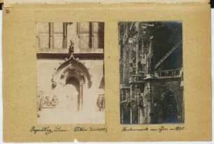 Dom, Regensburg: Details (aus: Skizzen- und Fotoalbum 6)