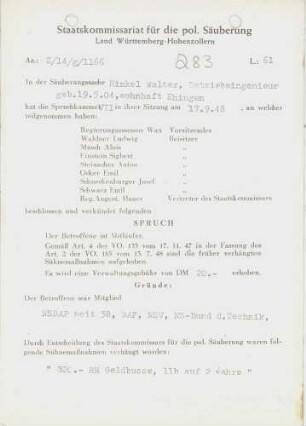 Hinkel, Walter