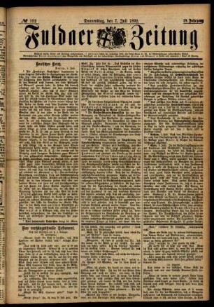 Ausgabe vom Donnerstag, den 07. Juli 1892.