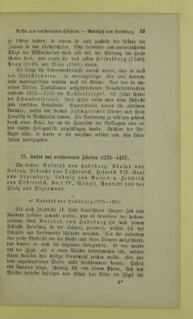 12. Kaiser aus verschiedenen Häusern (1273-1437)